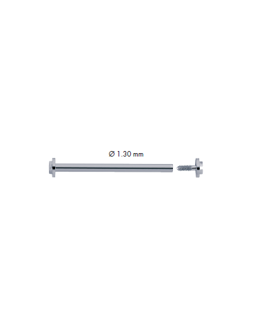 10 ANSES A VIS CHROMEES 130-20MM