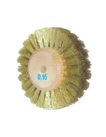 BROSSE CIRCULAIRE LAITON 80mm FIL 0.15mm