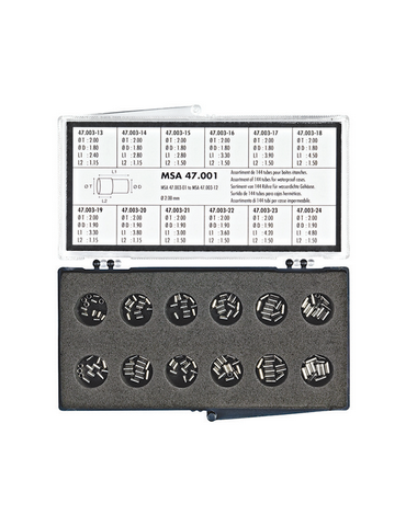 ASSORTIMENT 144 TUBES POUR BOITES ETANCHES 2.00