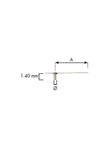 PETITE TROTTEUSE CHRONO NICKELEE POUR MONTRE 0.17mm