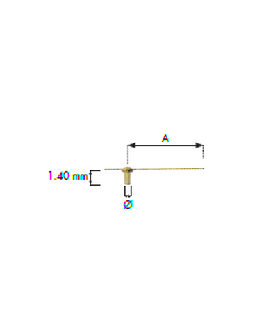 PETITE TROTTEUSE CHRONO DOREE POUR MONTRE 0.21mm