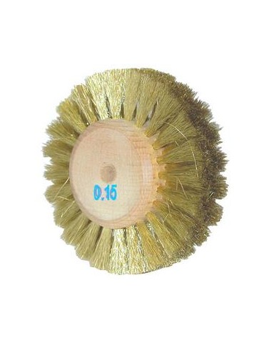 BROSSE CIRCULAIRE LAITON 80mm FIL 0.10mm